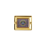 Versace Barocco Mosaic Rectangular Luxury Ashtray â€“ 13 cm Porcelain Tray