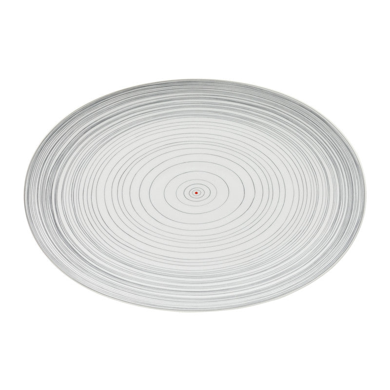 Rosenthal TAC Stripes 2.0 luxury porcelain platter 38 cm oval