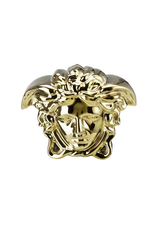 Versace Break the Bank Gold Porcelain Money Box â€“ Luxury Coin Bank Front View