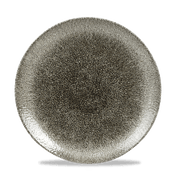 RAKU QUARTZ BLACK PLATE 26cm