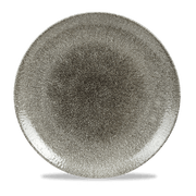 RAKU QUARTZ BLACK PLATE 28.8cm