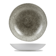 RAKU QUARTZ BLACK BOWL 24.8cm