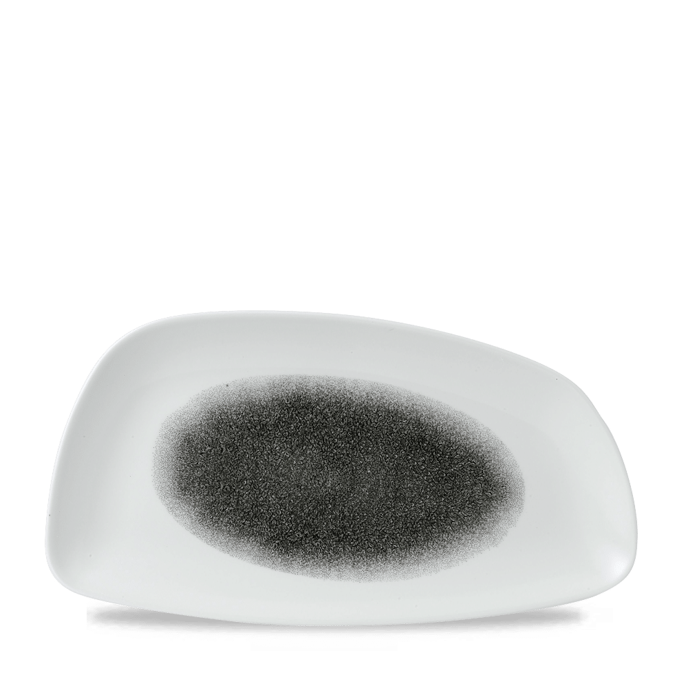 RAKU QUARTZ BLACK GEO 35*18