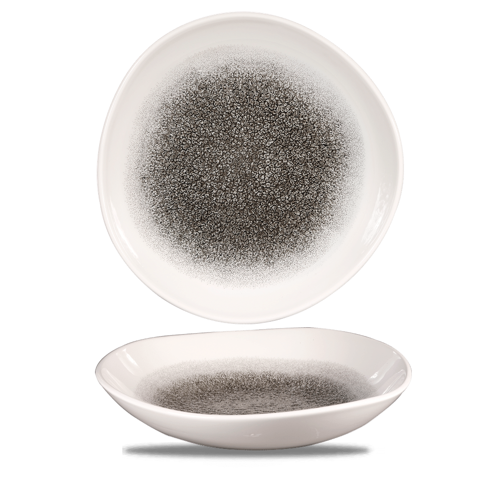 QUARTZ BLACK BOWL 25.3cm ORGAN