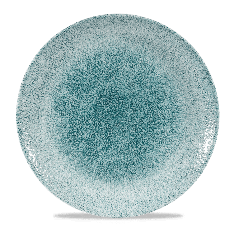 RAKU JADE GREEN PLATE 28.8cm