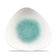 RAKU JADE GREEN LOTUS PLATE 9