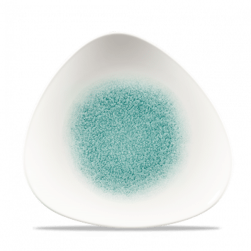 RAKU JADE GREEN LOTUS PLATE 9