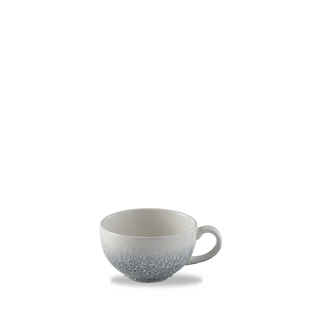 RAKU TOPAZ BLUE CAPPUCINO CUP