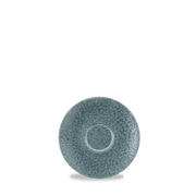 RAKU TOPAZ BLUE CAPUCINO SAUCR