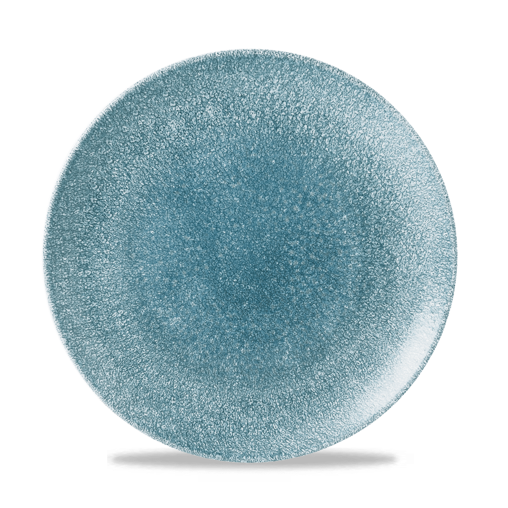 RAKU TOPAZ BLUE EVOLVE PLATE26