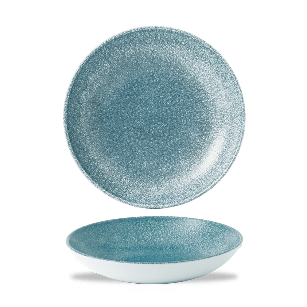 RAKU TOPAZ BLUE BOWL 24.8cm