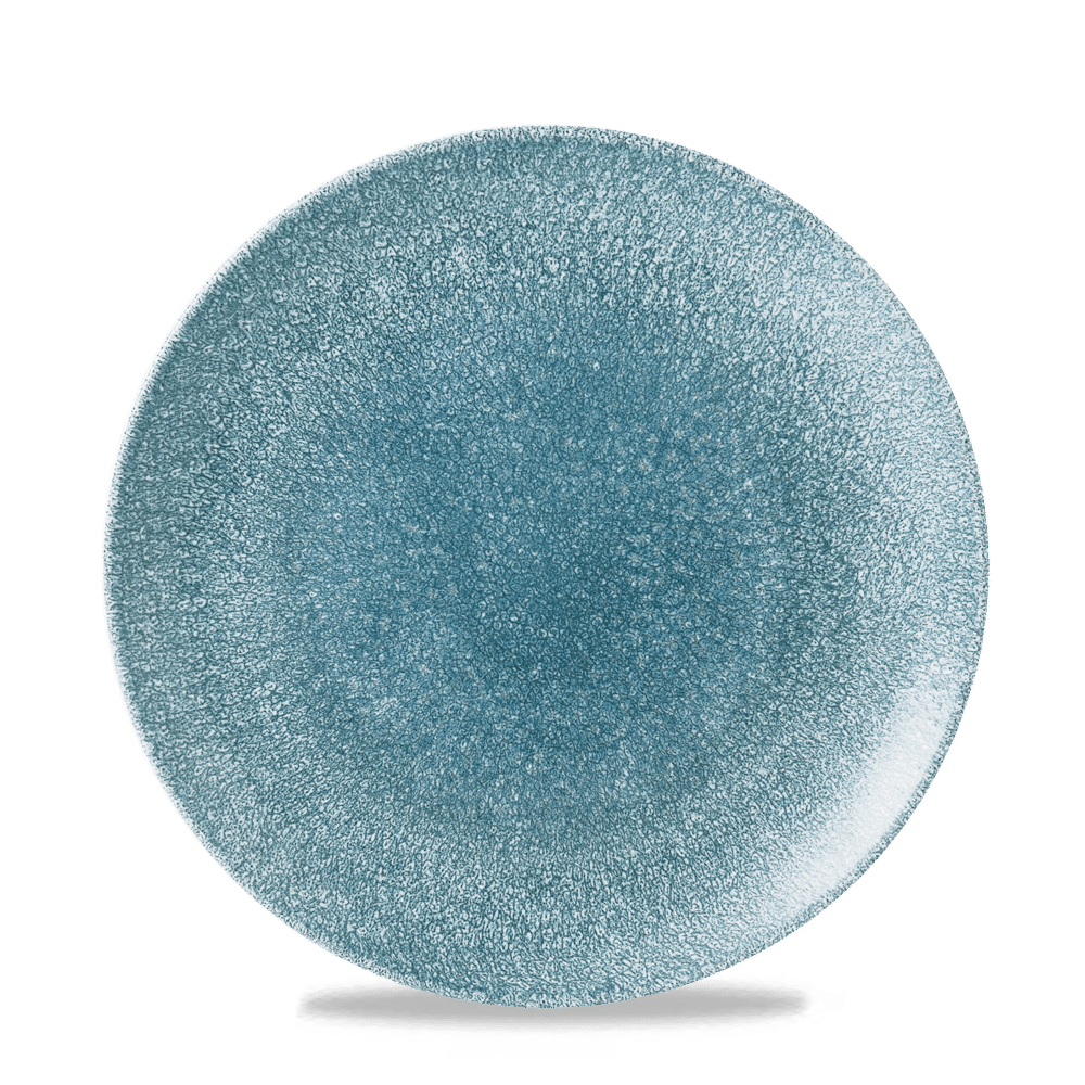 RAKU TOPAZ BLUE EVOLVE PLATE21