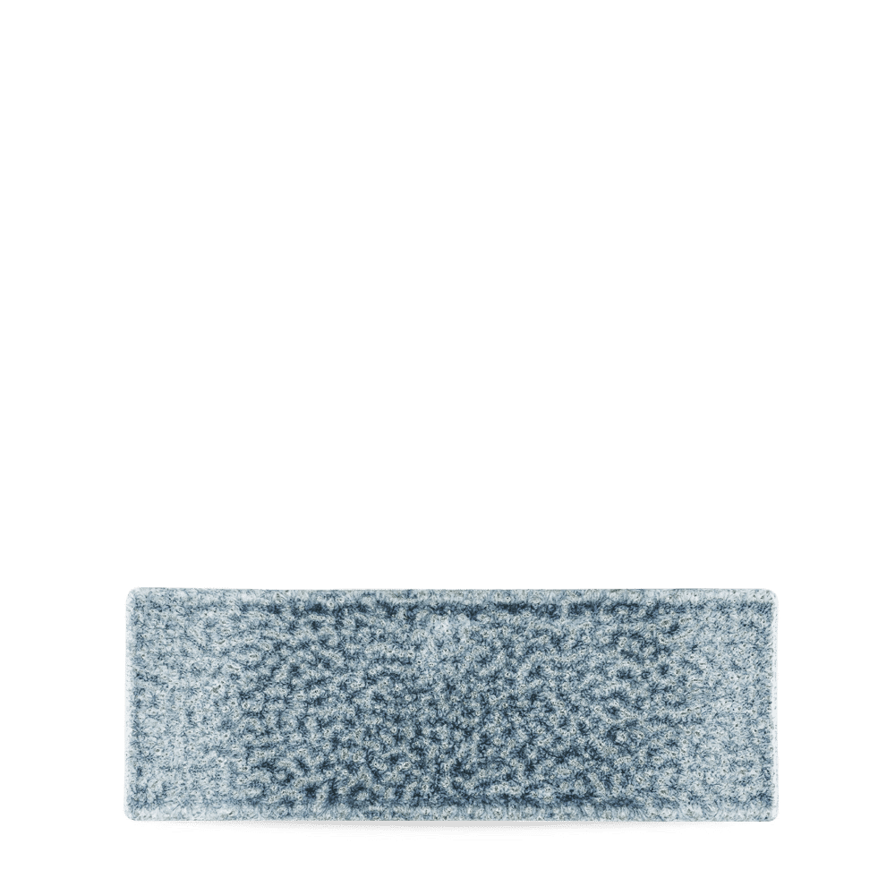 Raku Topaz BlueOblong 25X9