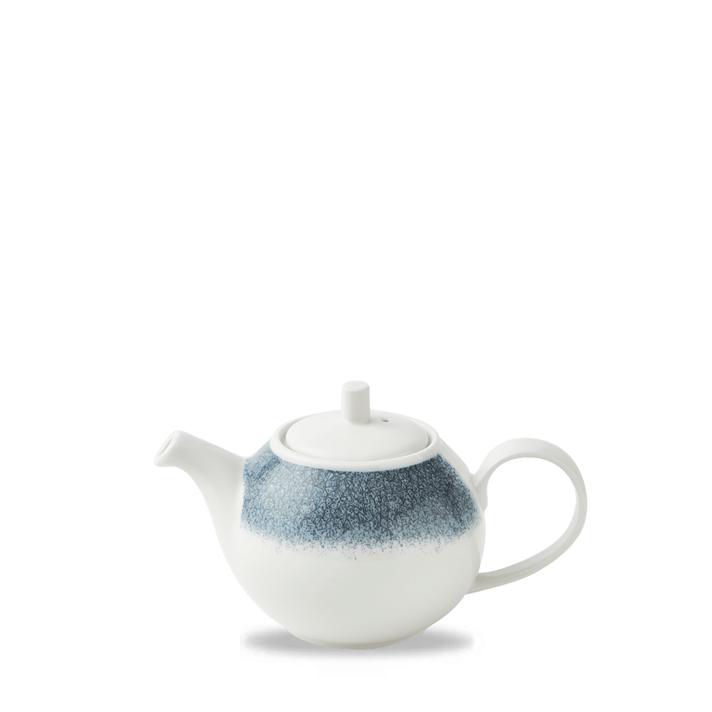 RAKU TOPAZ BLUE BEVERAGE POT