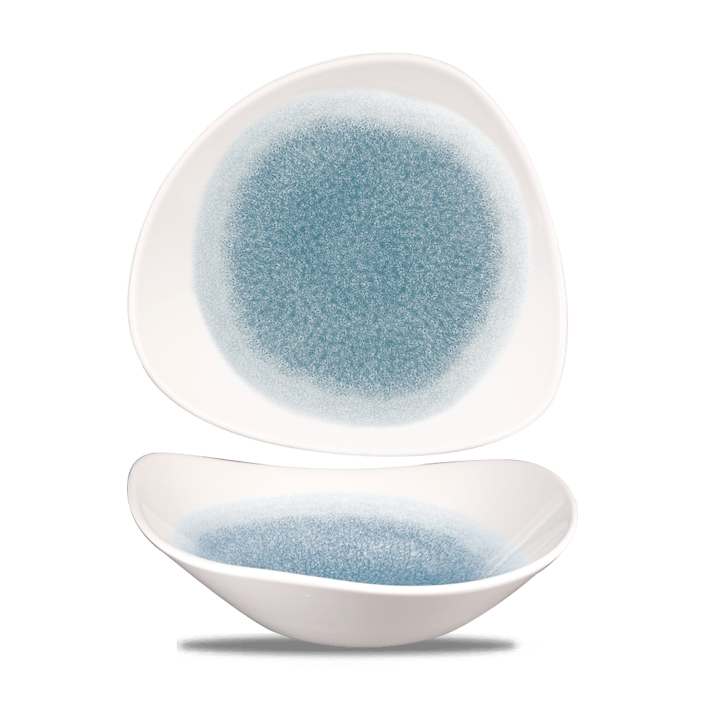 RAKU TOPAZ BLUE BOWL 23.5CM