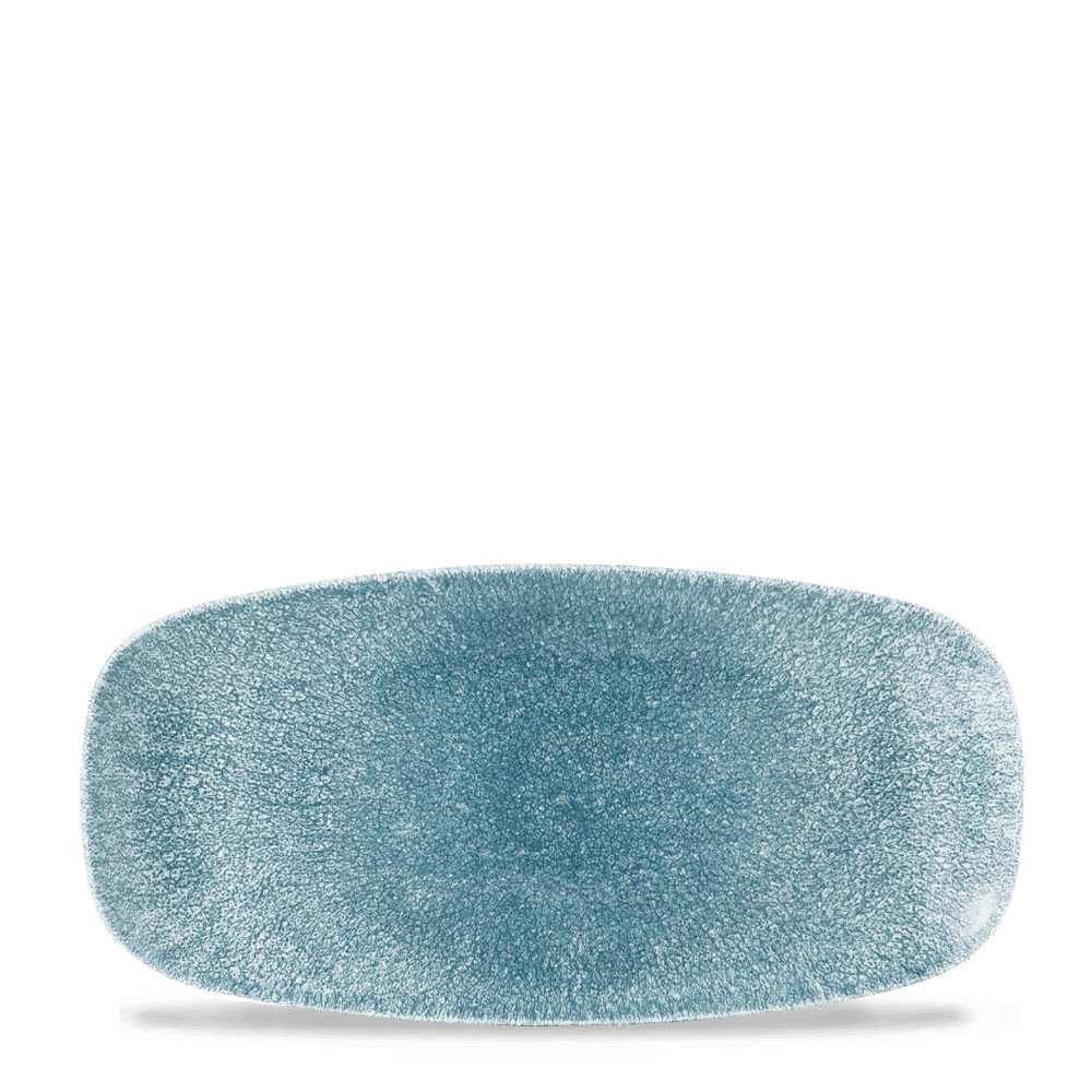 Raku Topaz BlueOblong29.8x15.3