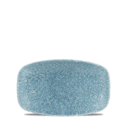 Raku Topaz Blue Oblong 20x12.1