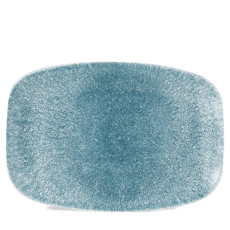 Raku Topaz Blue Platr34.4x23.4