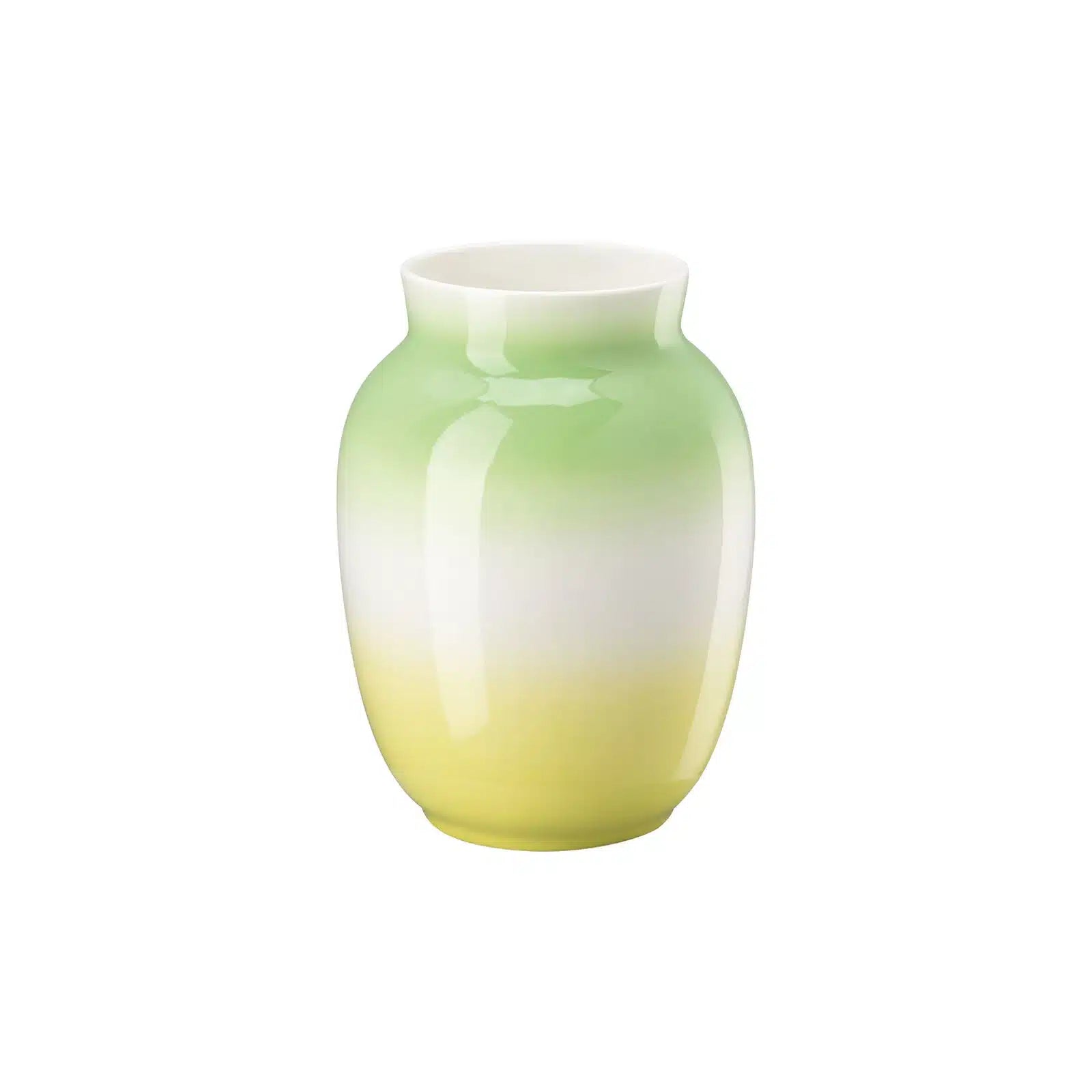 Rosenthal Balance Lime Green Bone China Round Vase 20cm