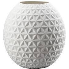 Rosenthal Phi Freeze White Porcelain Vase by Cairn Young 22cm