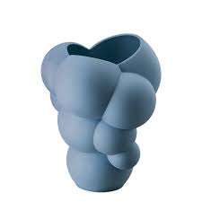 Rosenthal Skum Blue Porcelain Spherical Bubble Vase 26cm
