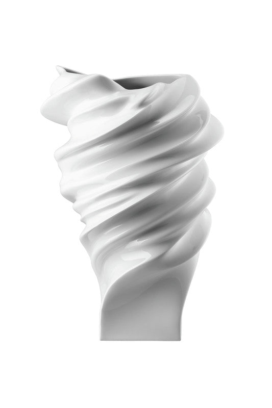 Rosenthal Squall White Porcelain Vase by Cedric Ragot 35.8cm