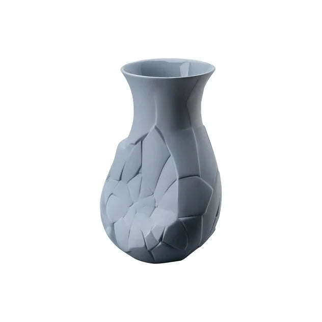 Rosenthal Vase of Phases Pacific Blue Porcelain Shattered Vase by Studio Dror 23cm