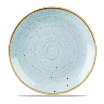 STONECAST DUCK EGG PLATE21.7cm