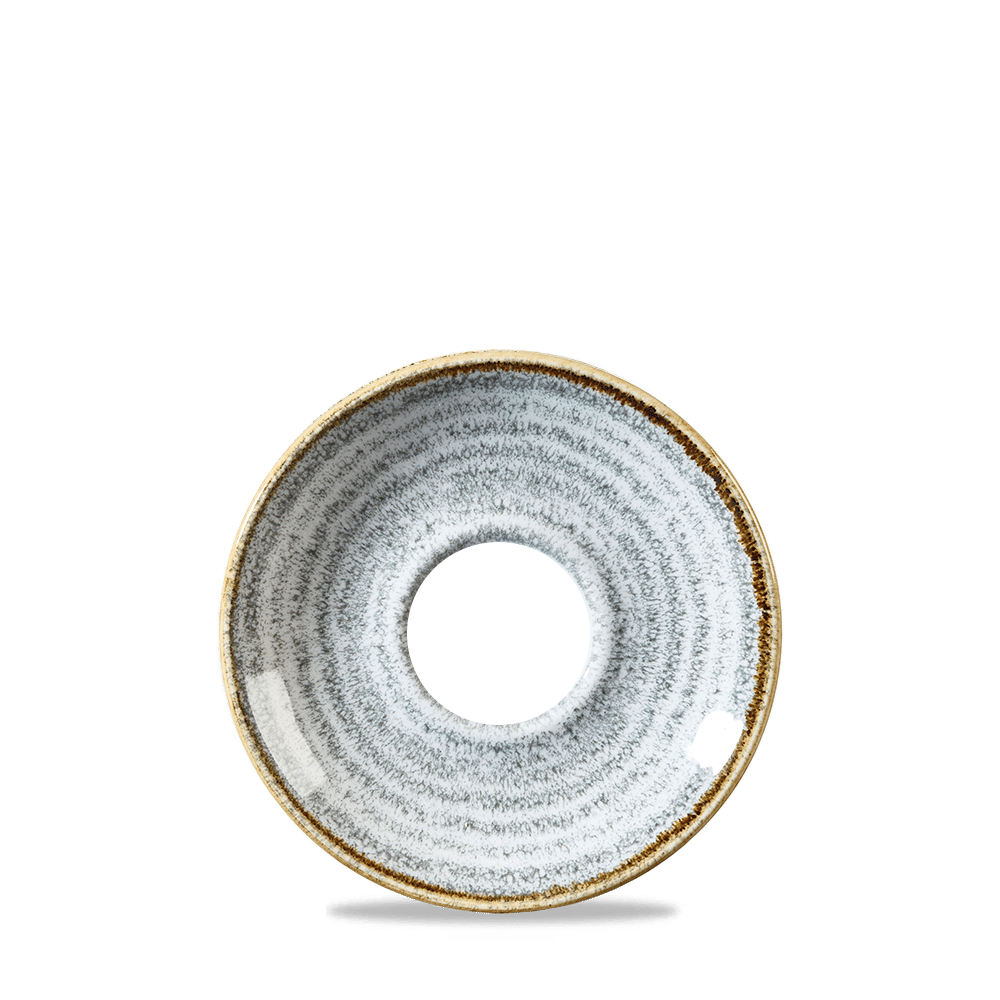 SP STONE GREY CAPUCINO SAUCER