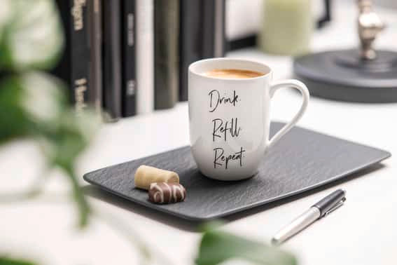 Statement Mug Drink. Repeat