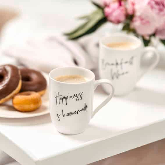 Statement Mug Happiness is hom