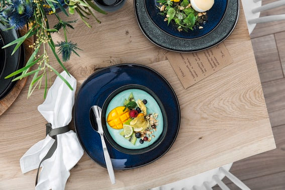 Lave bleu Flat plate