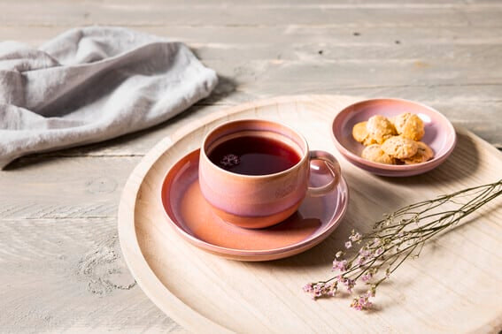 Perlemor Coral Saucer cup 16cm