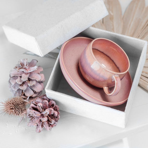Perlemor Coral Saucer cup 12cm