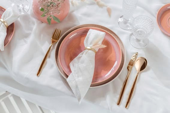 Perlemor Coral Salad plate24cm