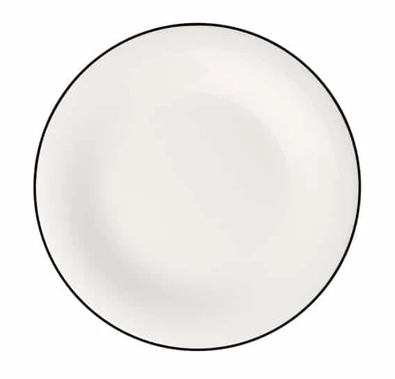 Black Lines Flat plate 21cm