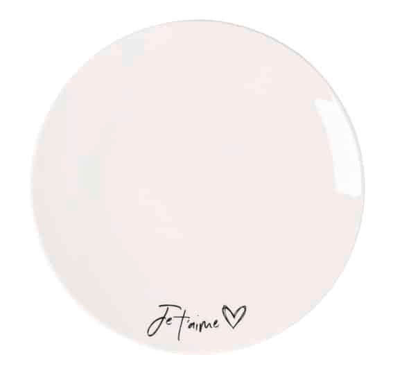 Statement Salad plate Je taime