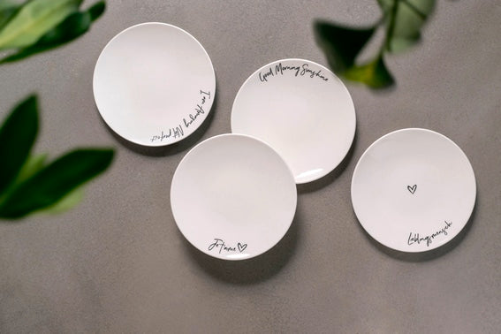 Statement Salad plate Je taime