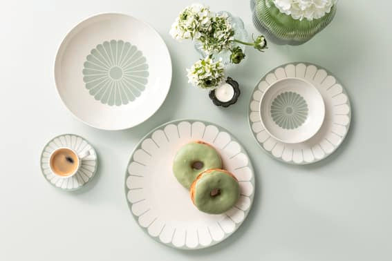 Fleur Vert Dinner Plate 27 CM