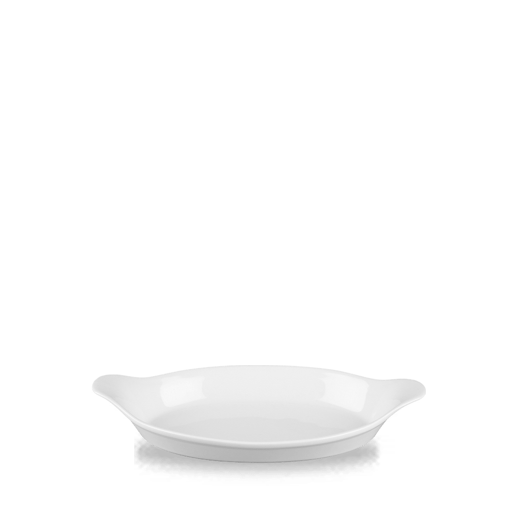 WHITE COOKWARE OVAL EAR28x15