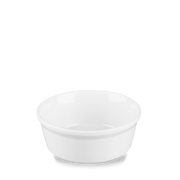 WHITE COOKWARE ROUND DISH13.5