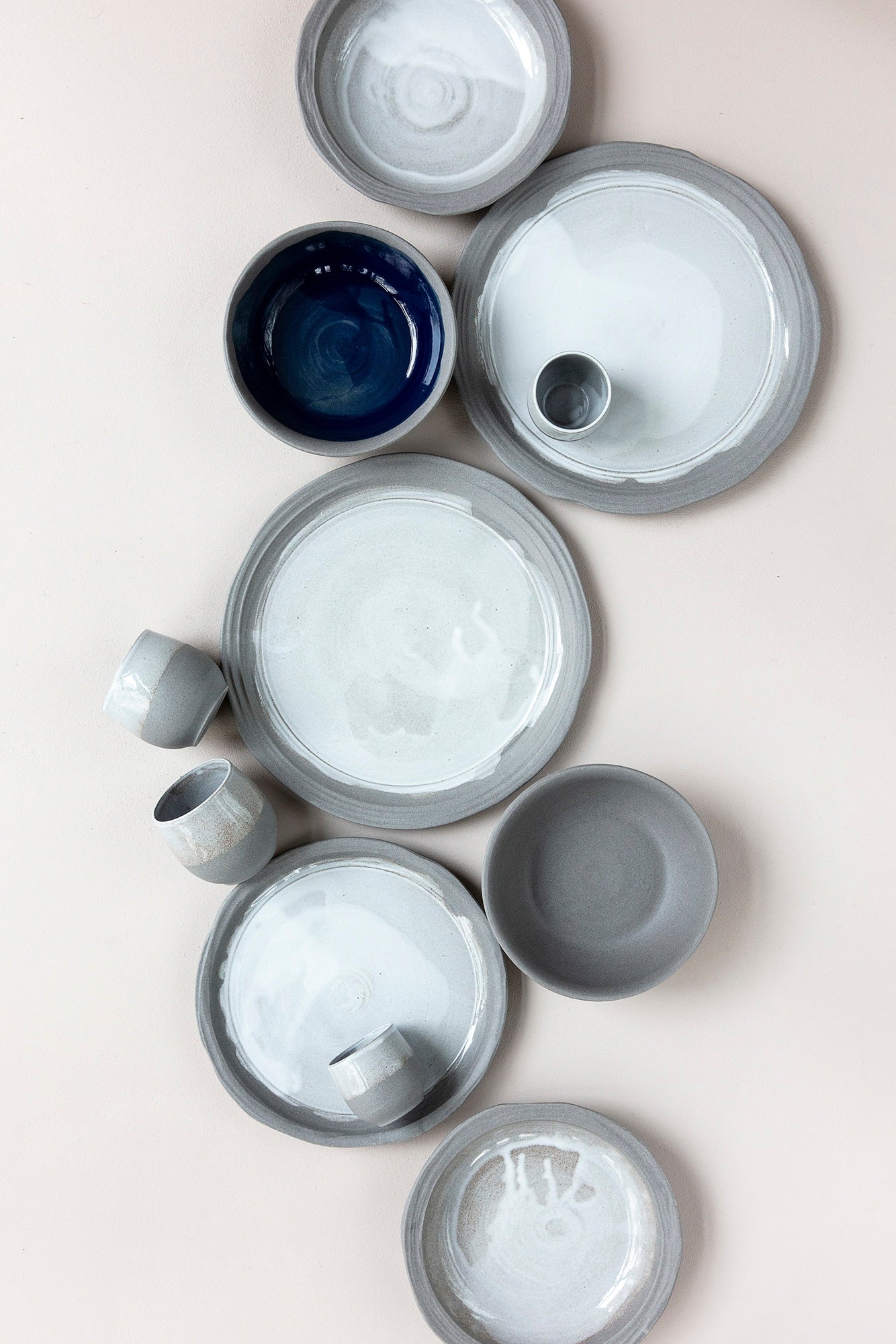 NO.W BOWL 17CM 55CL Indigo blu