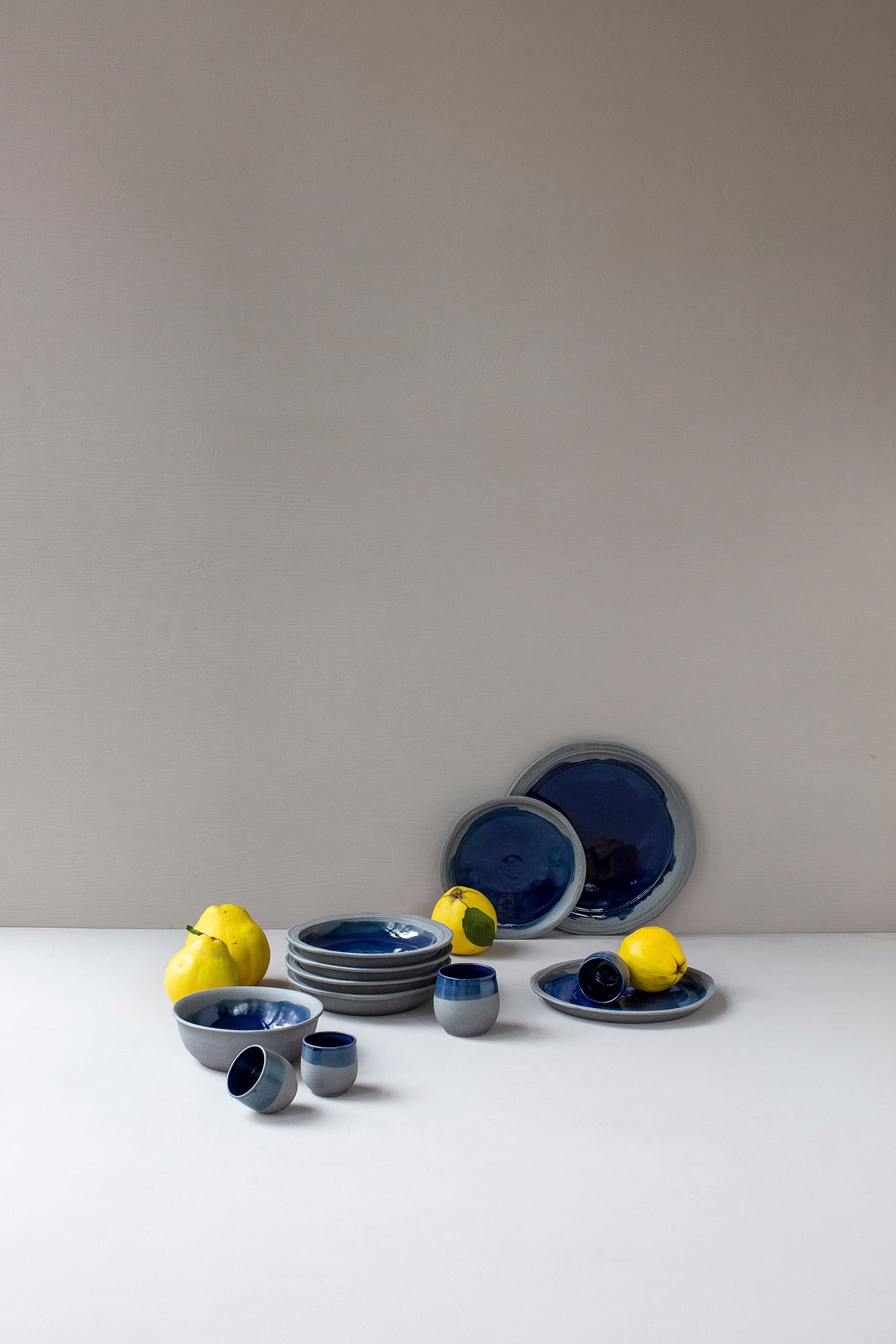 NO.W DES PLATE 21.5CM Indigo b