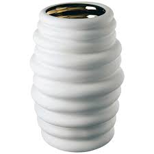 Rosenthal Hop White & Gold Luxury Vase 36 cm â€“ Designer Porcelain by Sebastian Herkner