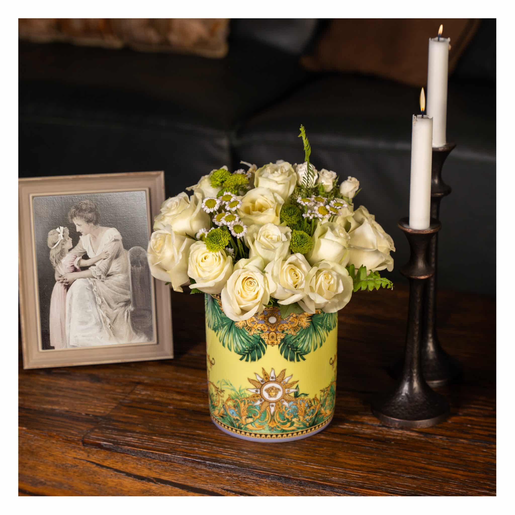Versace Jungle Animalier Vase â€“ 18 cm Luxury Porcelain Multicolor