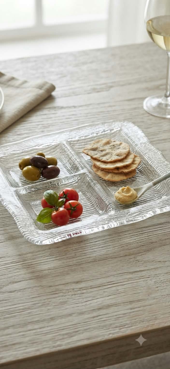 IVV 3 Section Glass Plate 32×28 cm