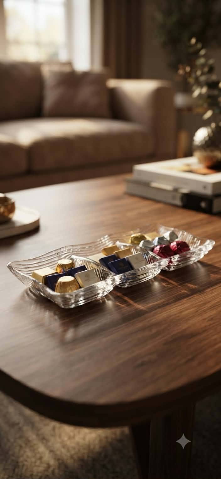APPETIZER TRAY CM32X14 CLEAR