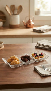 APPETIZER TRAY CM32X14 CLEAR