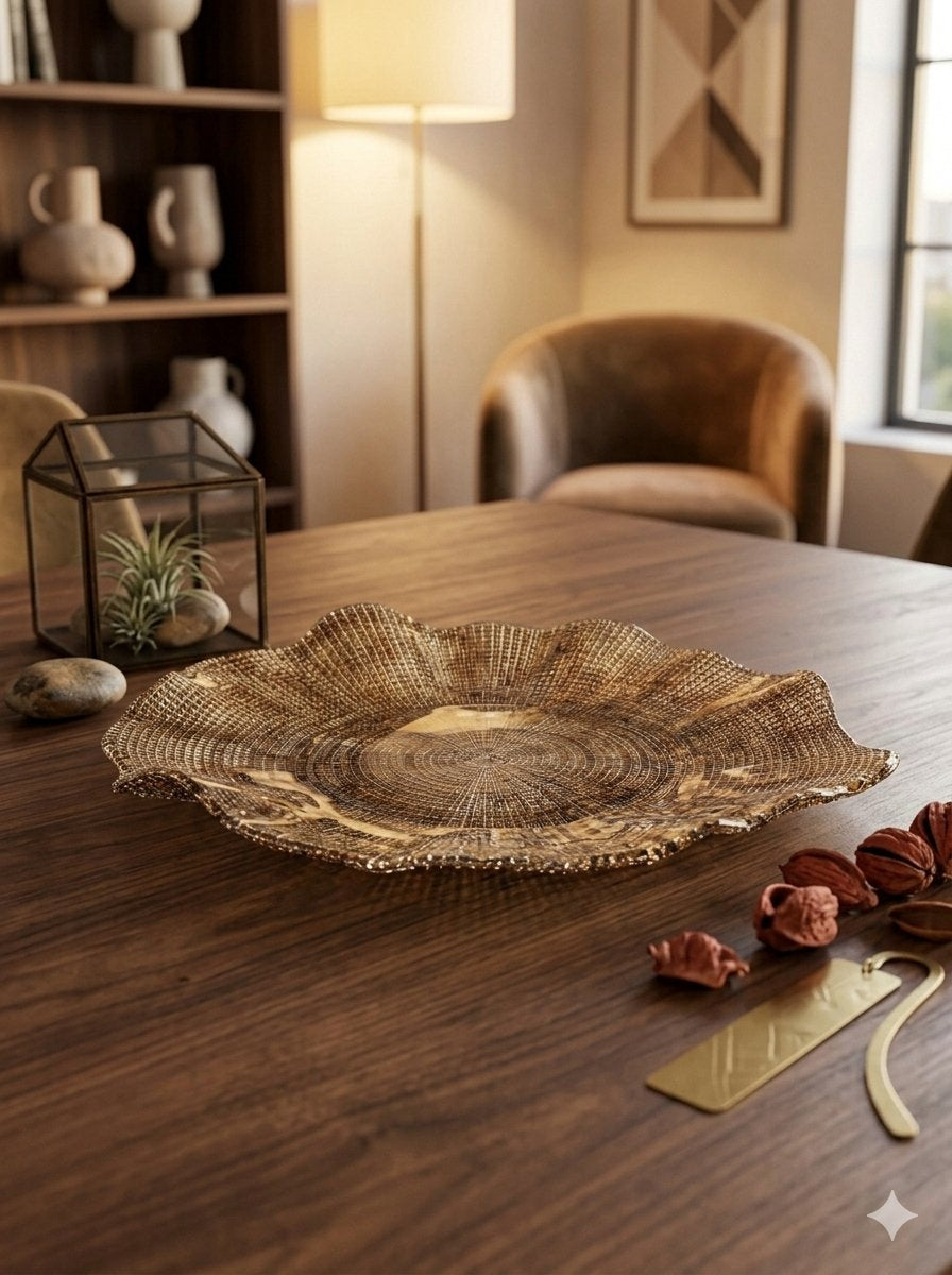 FOLIES PLATTER CM.37 TORTOISE