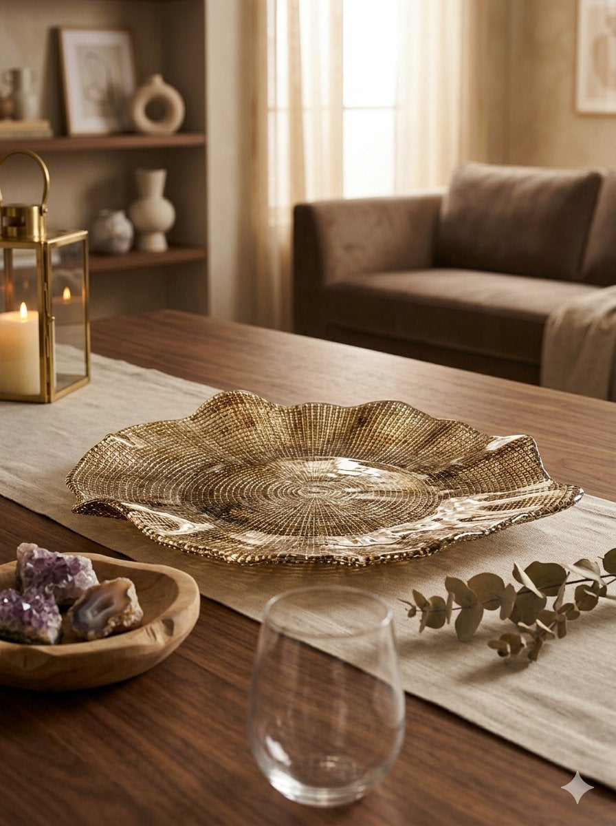 FOLIES PLATTER CM.37 TORTOISE